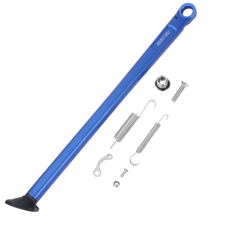 NOBIMOTO-support latéral de stationnement béquille + ressort moto CNC alliage forgé pour EXC EXC-F XC XC-F XC-W EXC-R XCF-W EXCF XCW XCR-W: Gris foncé
