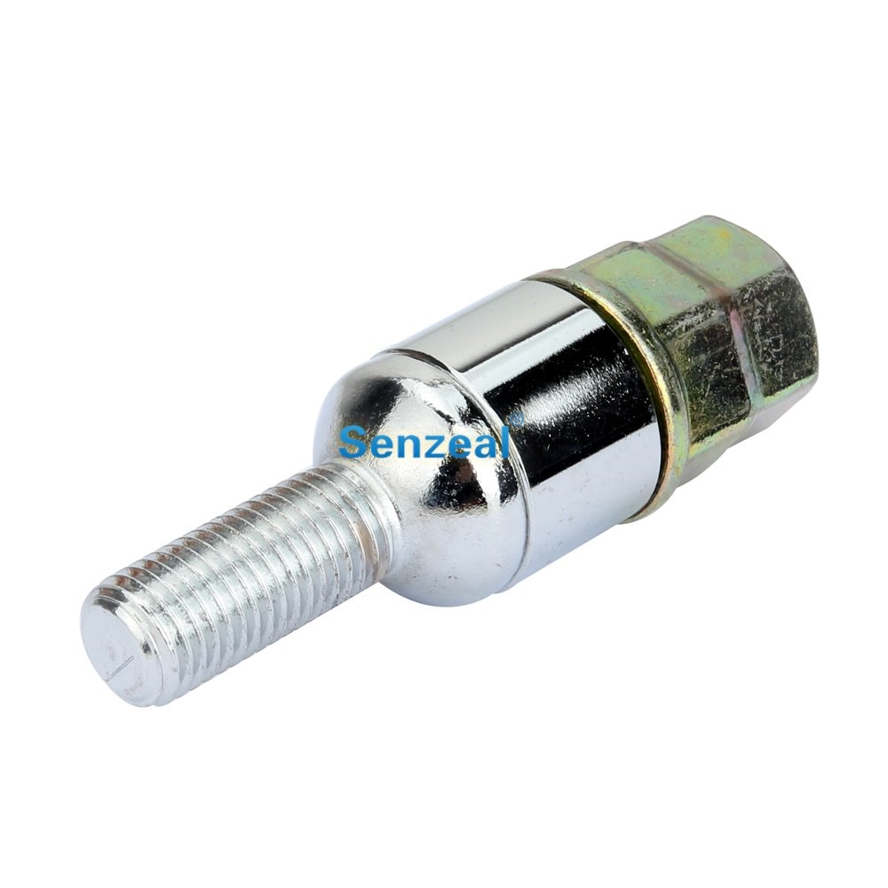 Super segurança m12 x 1.5/m14x1.5 anti roubo roda travamento porca parafusos parafuso chave liga de aço fechado carro final porcas para carro universal