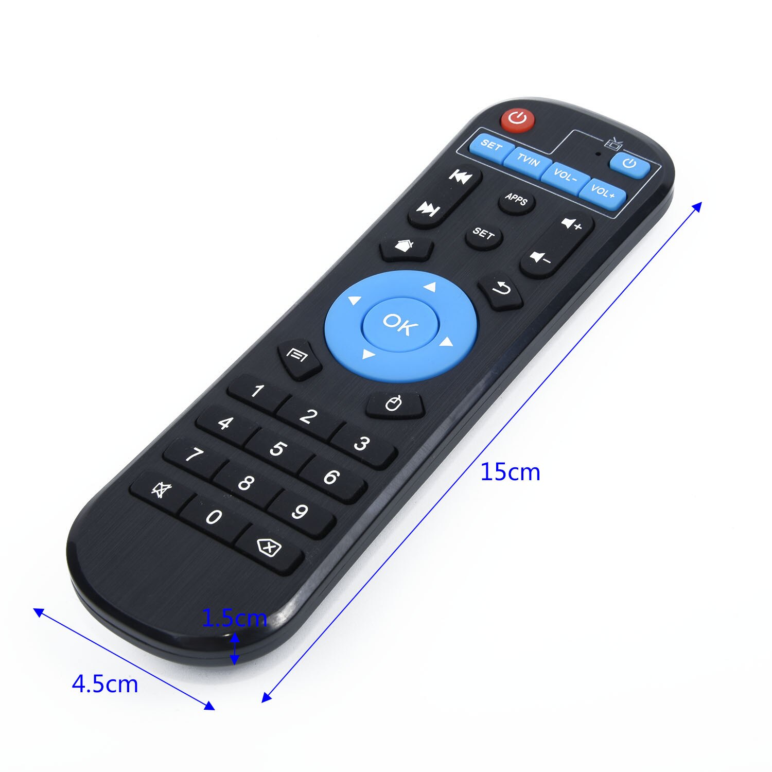 TV Remote Control Wireless Replacement For MXQ/MXQPRO, MXQ-4K/M8S/M8N,H96PRO/T9 X96/X96mini 2AAA