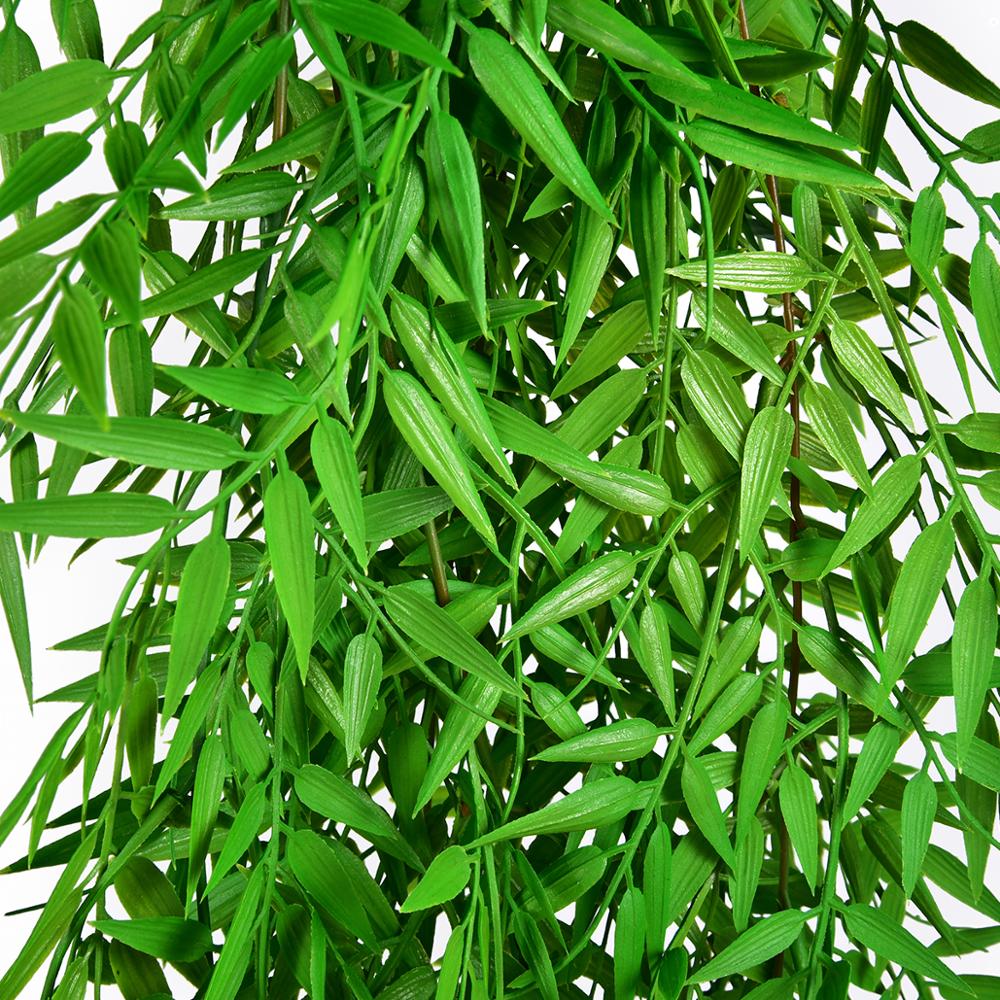 1m bamboo-leaf rattan artificial flower imitation plant party decoration plastic grass Christmas decoration leaves