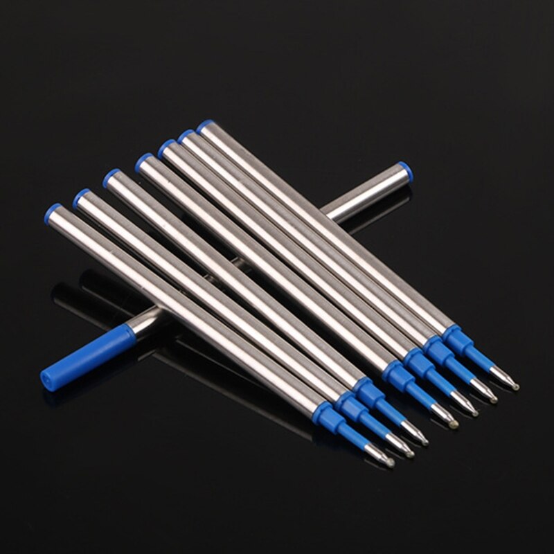 5pcs Ballpoint Pen Refills Replacement 0.5mm Blue Black Red Ink Color for School Office Writing Stationery