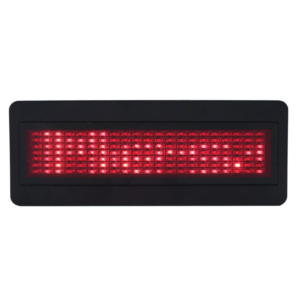 USB Electric Panel Led Name Tag Sign Message Card Screen Rechargeable Programmable Digital ID Badge Scrolling High Definition