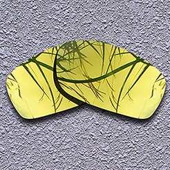 Polarized Replacement Lenses for Oakley Fives Squared Sunglasses - Multiple Choices: 24K Golden