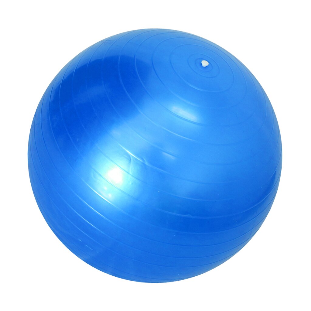 Yoga Stability Ball Balance Exercise Ball for Fitness & Birthing Anti-Burst Ball for Chair Core Strength Training: 45cm Blue 