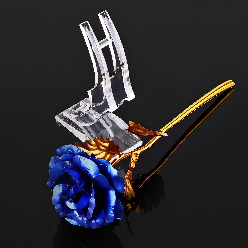 Akryl gjennomsiktig rose blomst stativ rose stand vase holder for lang stilk rose hjem dekorasjon