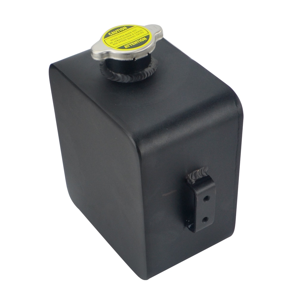 Universal 2 Litre Polished Alloy Header Expansion Water Tank& Cap WATER HEADER TANK Coolant Overflow Tank Reservoir Kit