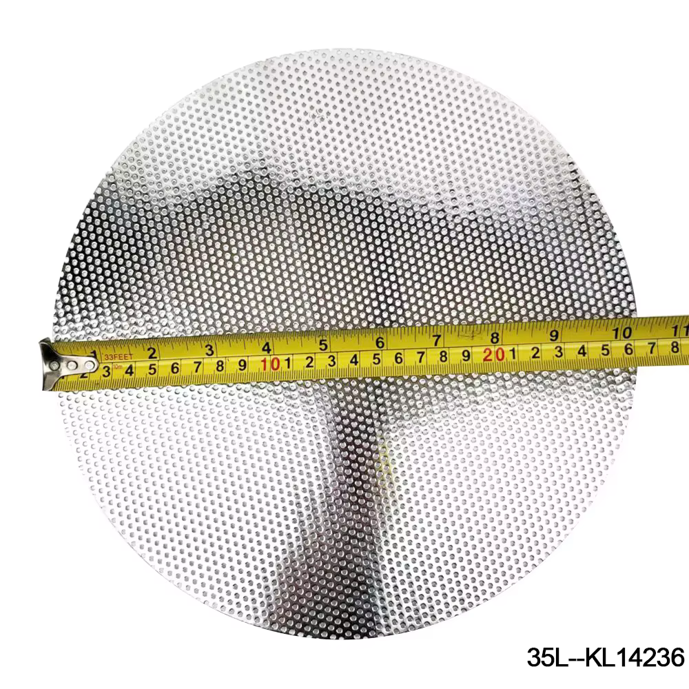 KegLand BrewZilla 35/65L - Pro Series Bottom Screen for Malt Pipe (No Hole): Orange