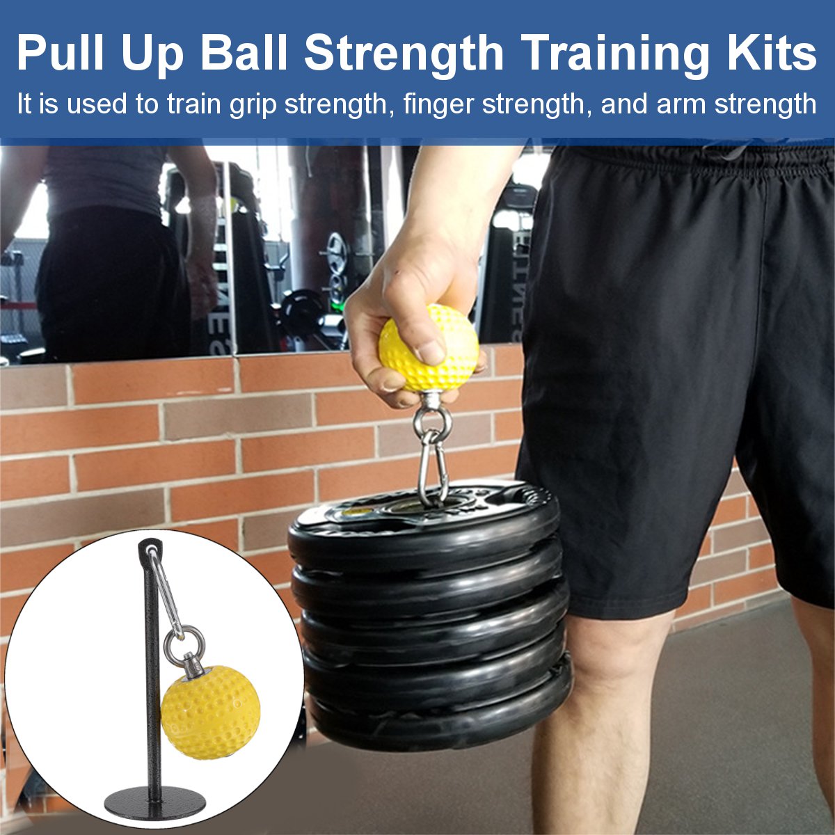 72mm pull up bold styrketræningssæt underarm håndledsgreb vægt fitnessværktøjer håndgribere styrker træner hjemme gym træning