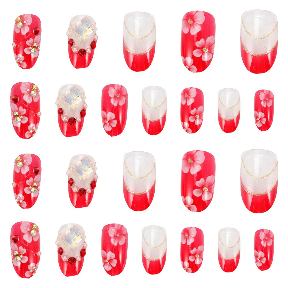 24 stuks kerst mooie manicure stickers vingernagel stickers nagel stickers voor nagelliefhebbers nagelsalon