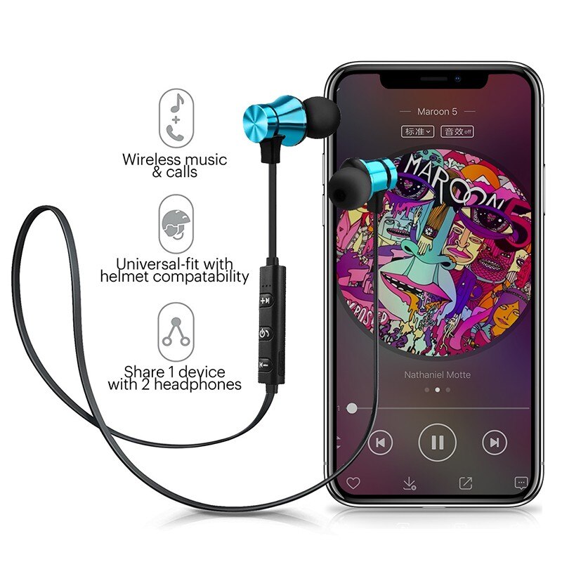 Smart Phone Wireless Bluetooth Earphone For Blackview BV8000 Pro BV9000 BV7000 BV6000 A10 A7 Pro S6 S8 Headphone Sport Earbud