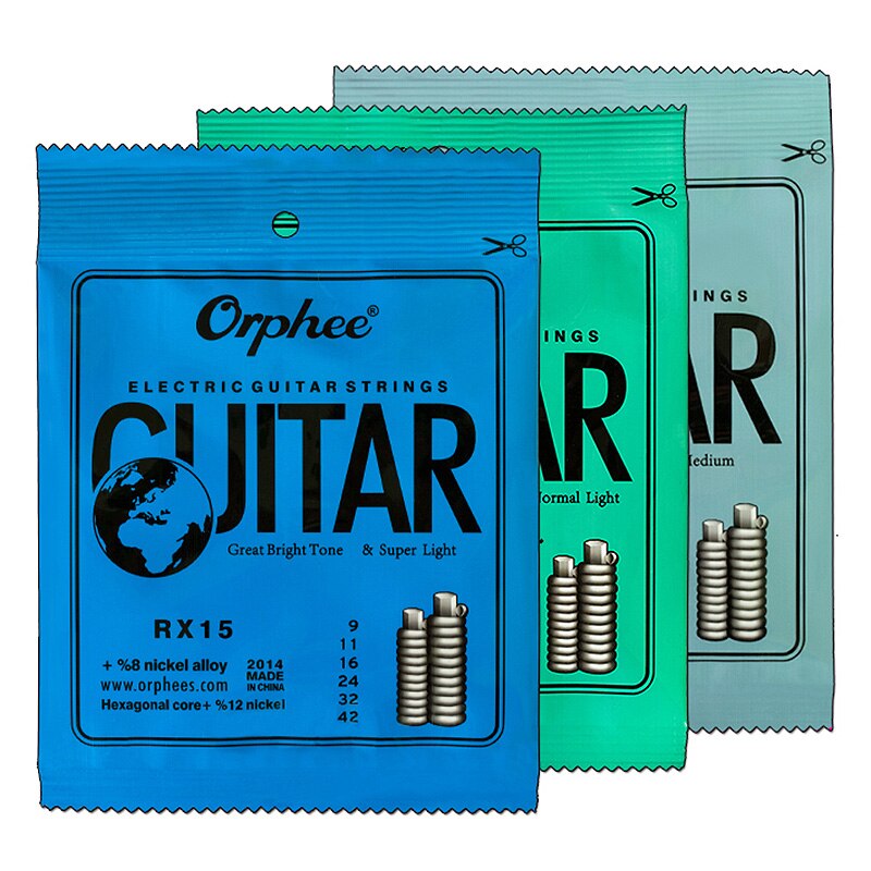 Orphee 10 Set 6Pcs/Set Guitar String Nickel Alloy String Super Light Electric Guitar Strings