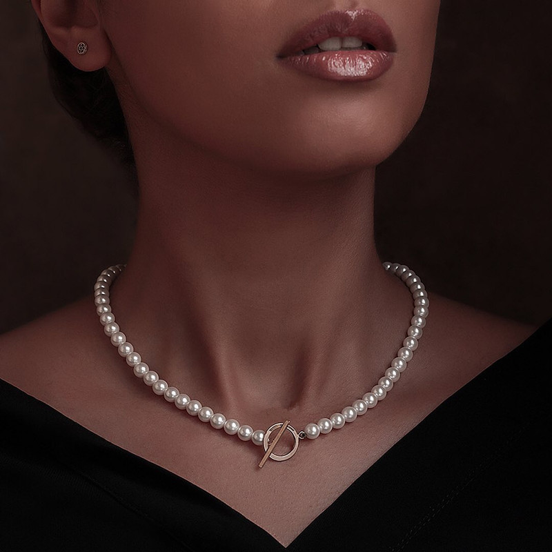 Fish Bone Chain Necklace Women 2022 Handmade Width 6mm Stainless Steel Chain Necklace For Women Jewelry: 10