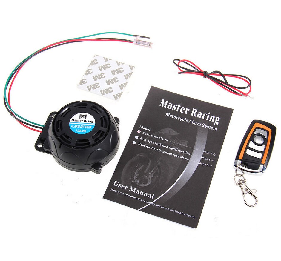 Motorfiets Alarmsysteem Anti-Diefstal Beveiliging All-In-Een Soort Gerecht Alertor Motor Motor Inbraakalarm Motorfiets onderdelen
