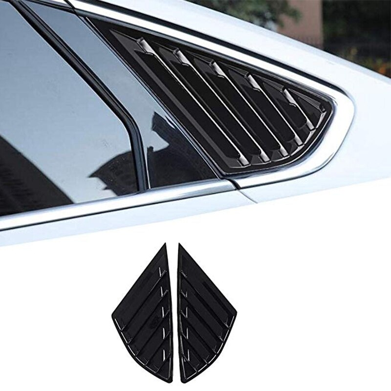 Auto achterpaneel zijventilatie raam lamellen afdekkingen voor ford fusion 4 deurs