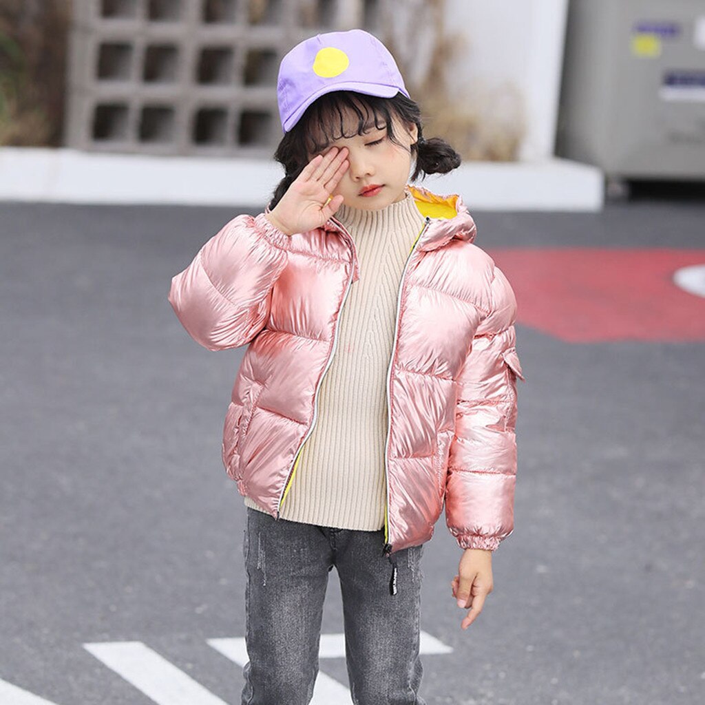 Winter Peuter Infant Kids Baby Grils Jongens Parka Lange Mouwen Hooded Outdoor Waterdichte Jas Down Jas Overjas Uitloper # G4