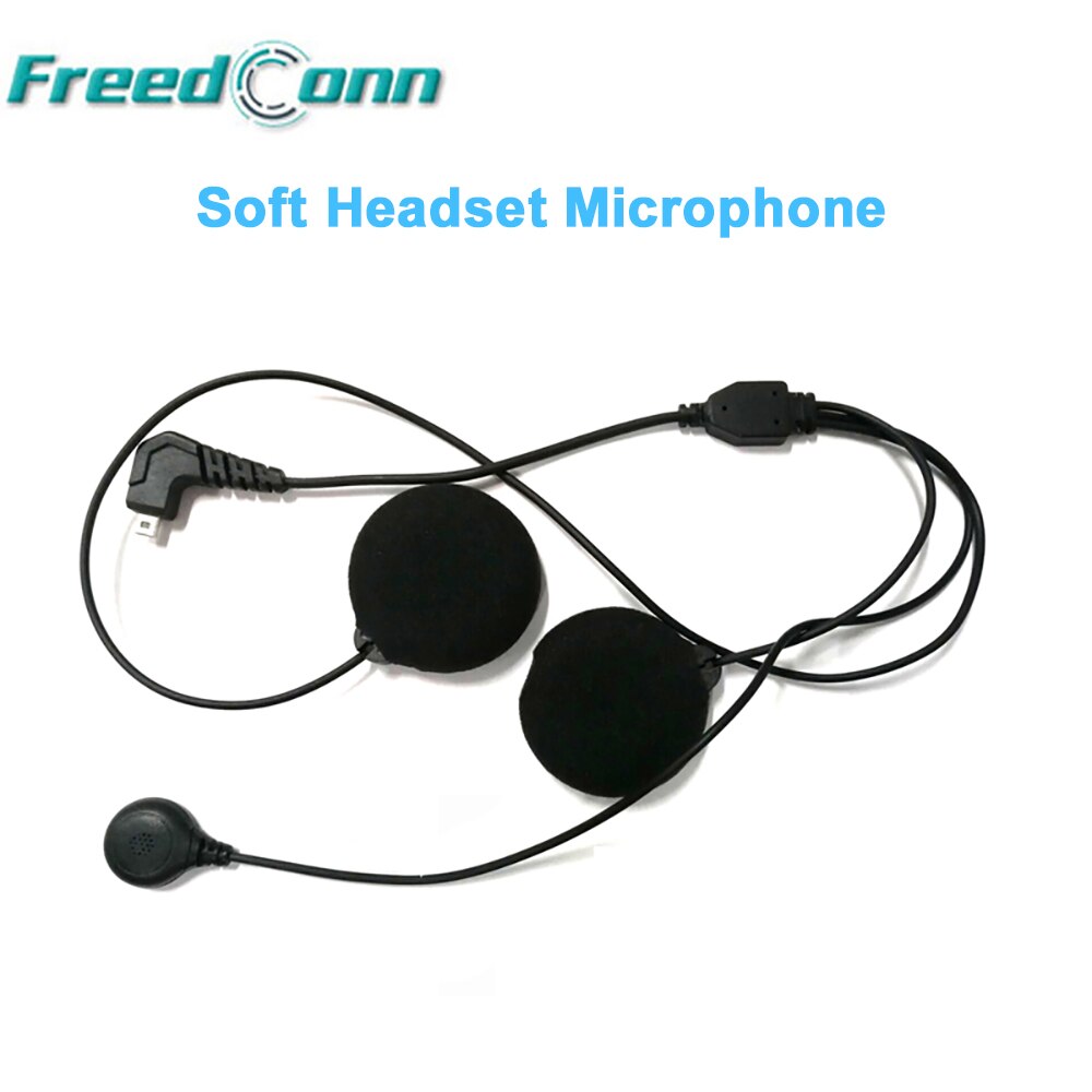 FreedConn R1plus-auriculares con micrófono suave/duro para cara abierta/medio casco/abatible hacia arriba + T-MAX 2 en 1