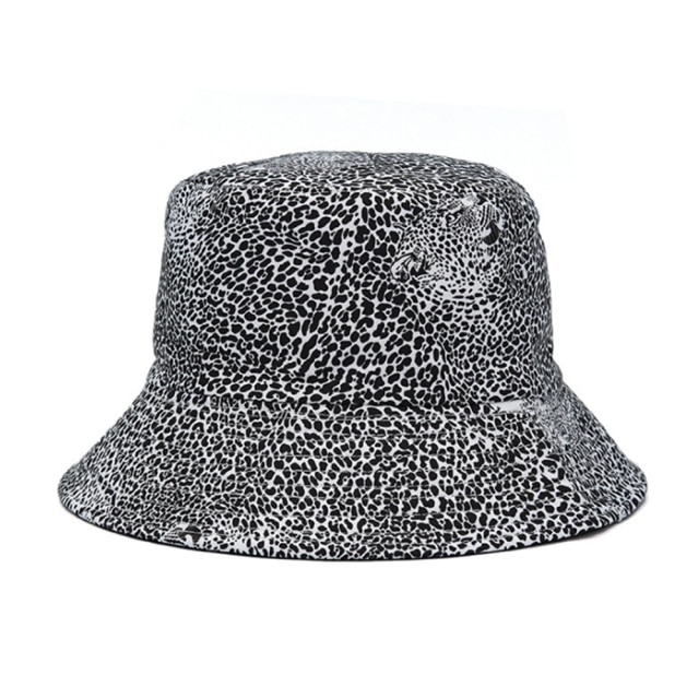 Stijl Buckethat Tij Mannen En Womenstreet Visser Hoed Dubbelzijdig Digitale Luipaard Patroon Lente En Zomer Zonnehoed: 2
