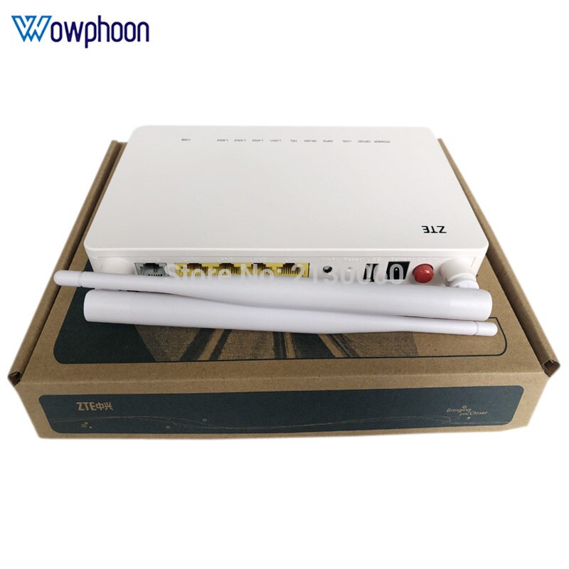 Original ont zte f660 v8.0 1GE+ 3FE+ USB+ TEL+ Wifi external antenna 5dbi SC UPC gpon terminal ont optical