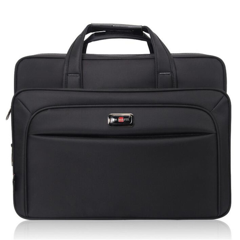 Business Mannen Aktetas Hoge Capaciteit Mannen Enkele Schoudertassen 14 "15" 16 "Laptop Tas vrouwen Werken Bestanden Office Pakket