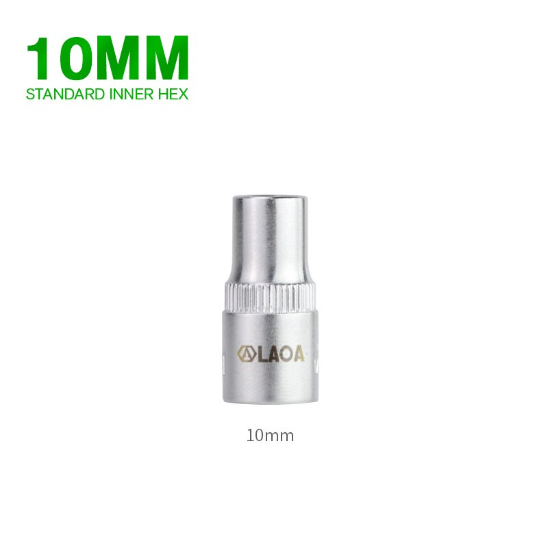 LAOA Metric 3/8 Hexagon Wrench Socket Set Socket Head Long and Short Socket Spanner Accessories 9-19mm: Hexagon 10mm