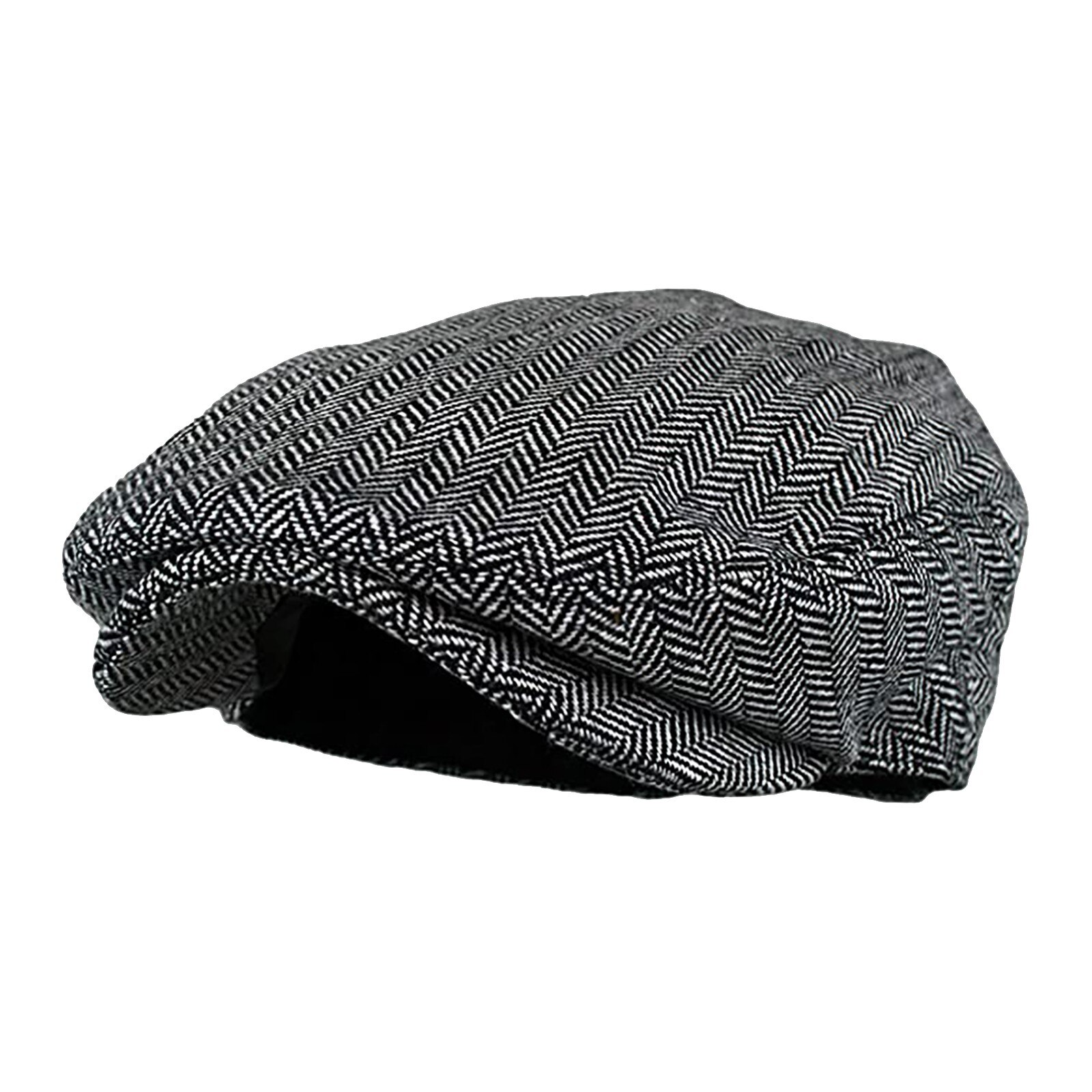Beret Hat Men Women Soft Plaid Retro Hats Casual Breathable Winter Warm Comfort Beret Шапка Бини Мужская: D