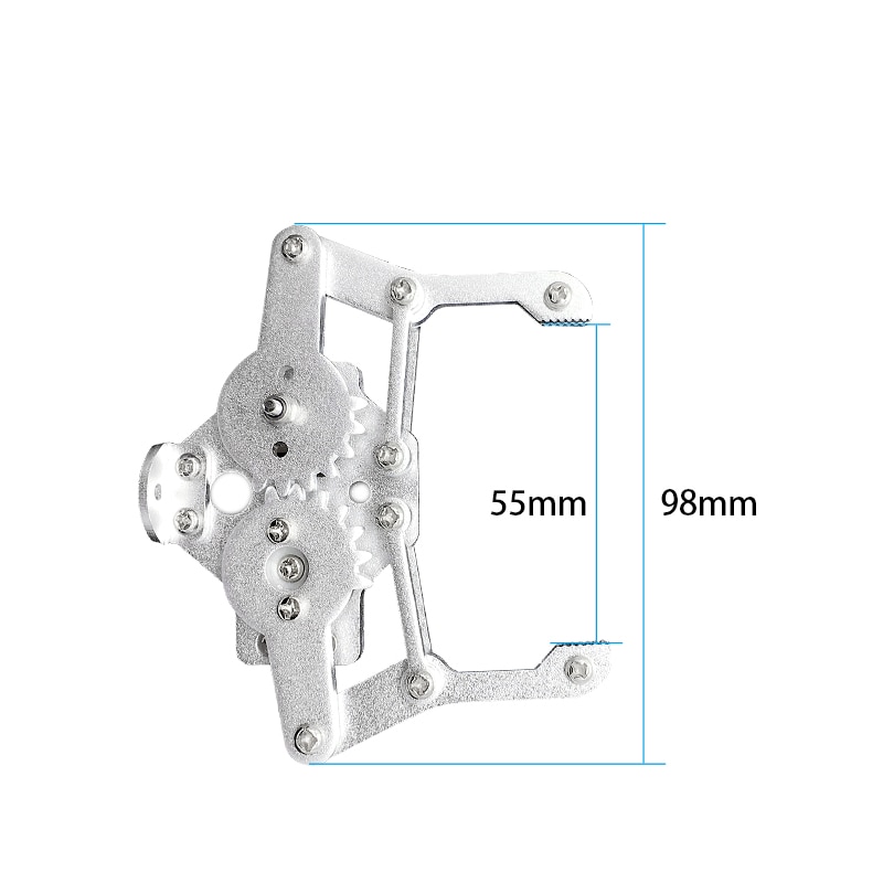 Aluminum Alloy Gripper Claw Manipulator for Multi DOF Robot Arm for Arduino DIY Project STEM Toy Parts