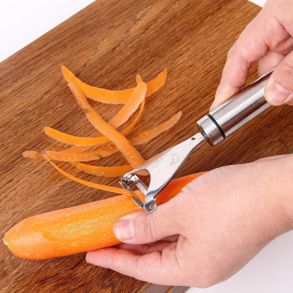 Super Ultra Sharp Potato Julienne Peeler Stainless Steel Swivel Vegetable Peeler For Potatoes Kitchen, All Fruits & Veggies