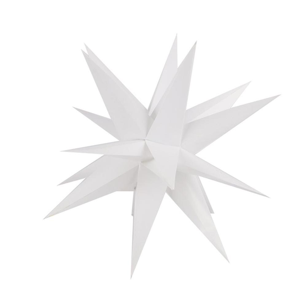Star Light Christmas Decorations High-Brightness Conversion Light Beautiful 3D Glowing Star Lights Outdoor Waterproof: White