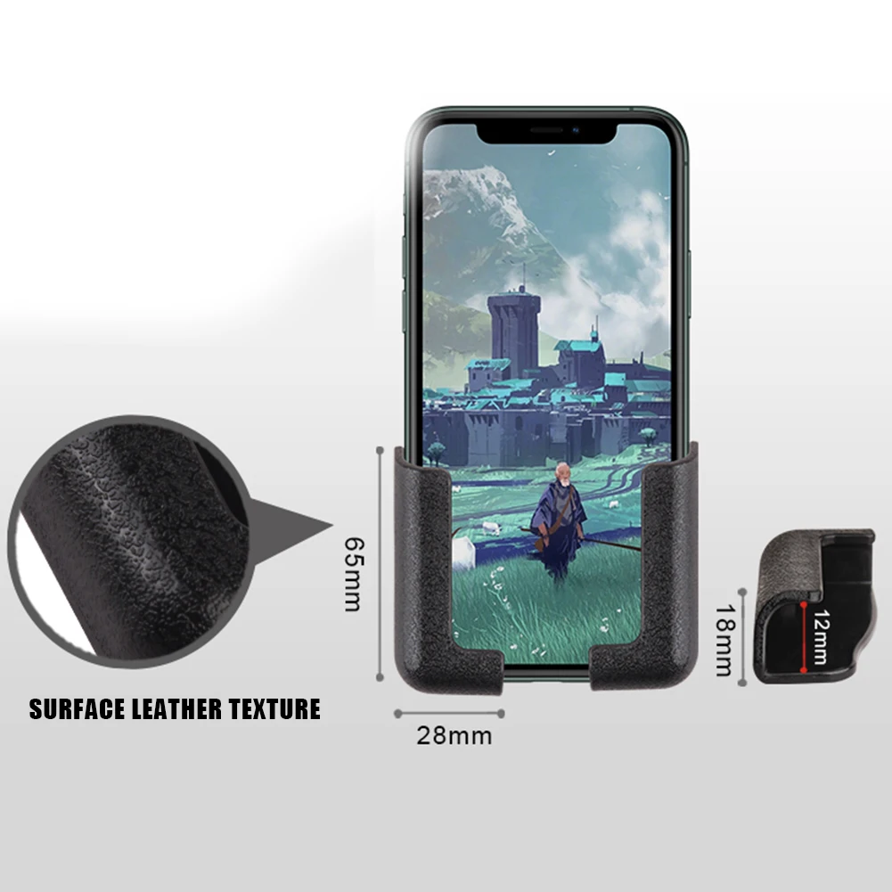 2 stuks multifunctionele autotelefoonhouder mobiele telefoonhouder lichtheid draagbaarheid geen ruimte innemen standaard auto-interieuraccessoires