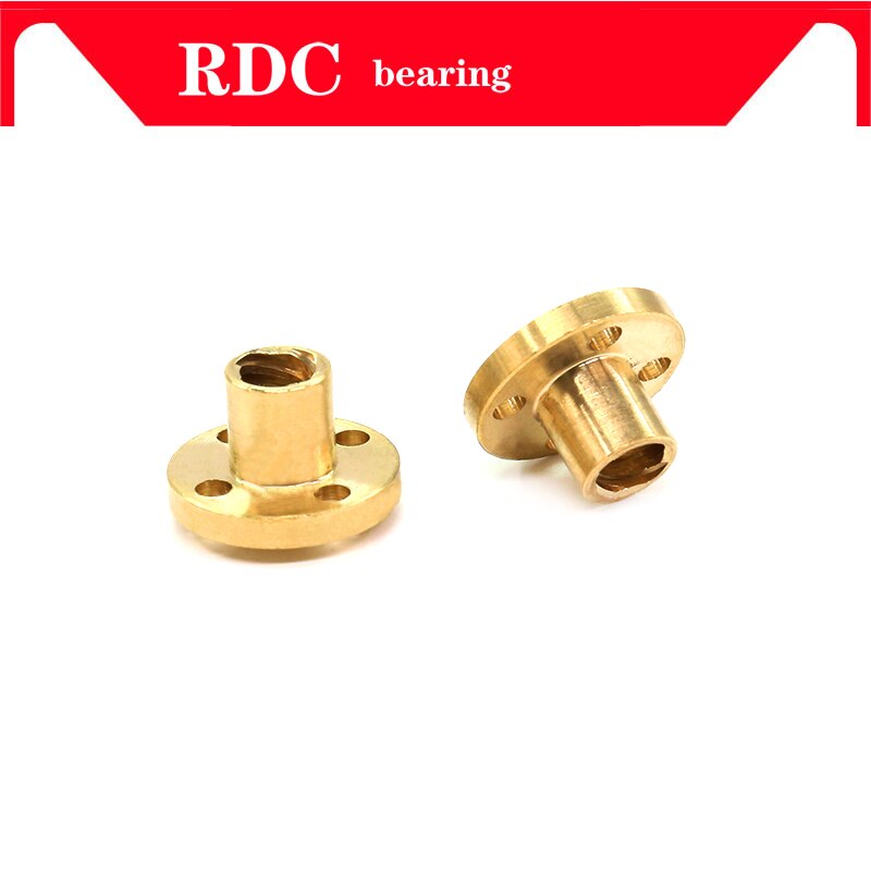 T5 nut trapezoidal screw nut brass copper nut lead 1mm 2mm 1pcs