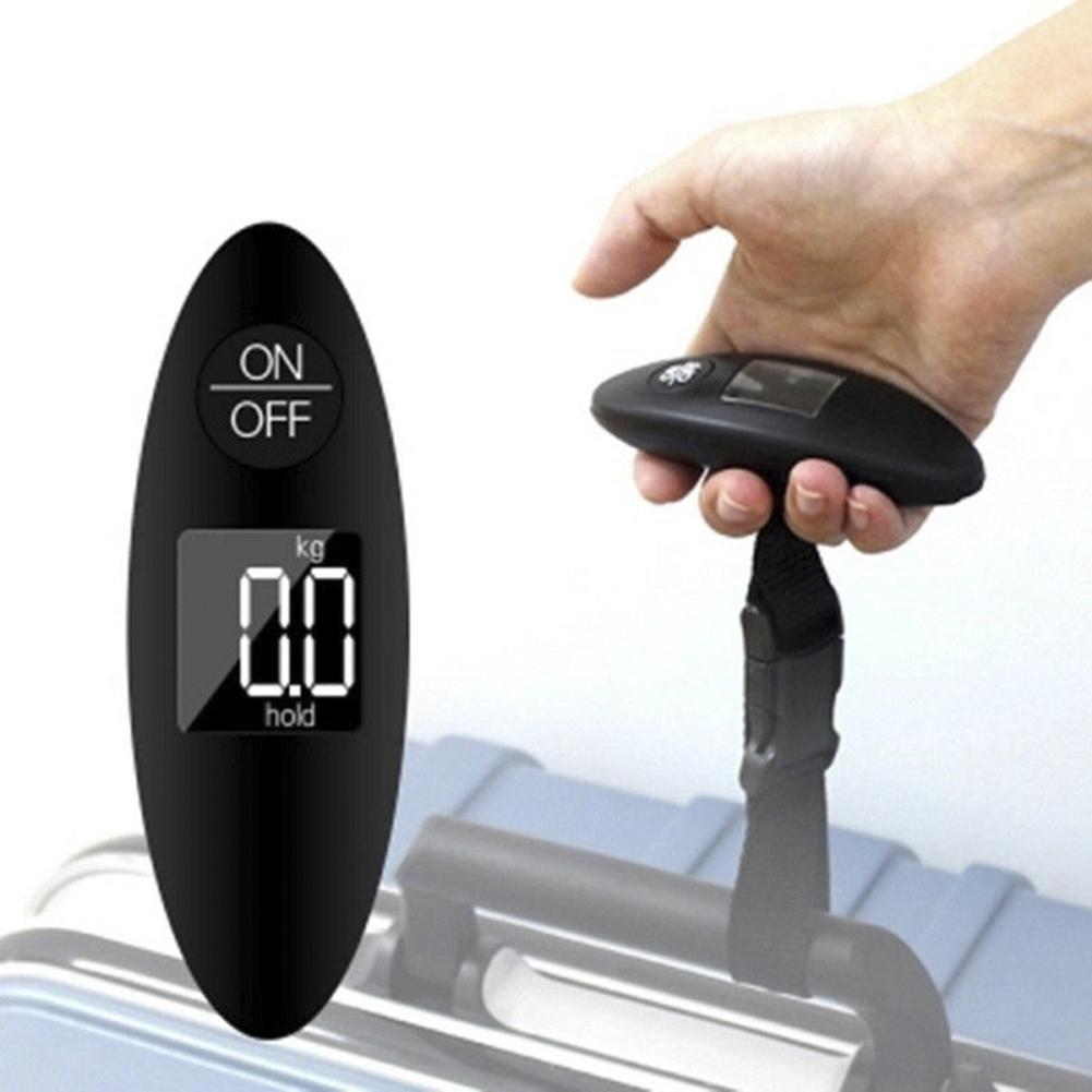 Lcd digitaalinen vaaka näyttö matka kädessä pidettävä painotasapaino kannettava mini elektroninen matkatavaravaaka matkalaukku paino bala 100g/40kg