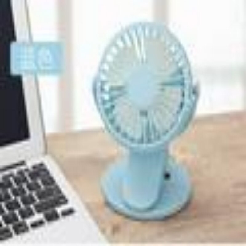 Mini Usb Fan Bureau 360-Graden Rotatie Verstelbare Oplaadbare 3 Gear Clip Op Bureau Kinderwagen-Cot Voor Auto travelling Kinderwagen: 03