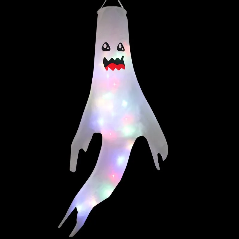 Dekoracje na Halloween, rekwizyty robić aranżacji miejsca imprezy Halloween, wiszące dekoracje na Festiwal Duchów, doprowadziło-być winnym świecące zawieszki księstwo robić tunelu wiatru.: Głębokie szafir