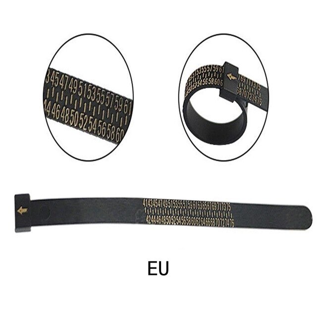 Finger Ring Sizer Measuring Tool US Size Jewelry Easy To Use Alloy Gauge Ring Gauge Tool Equipments Tester: EU size
