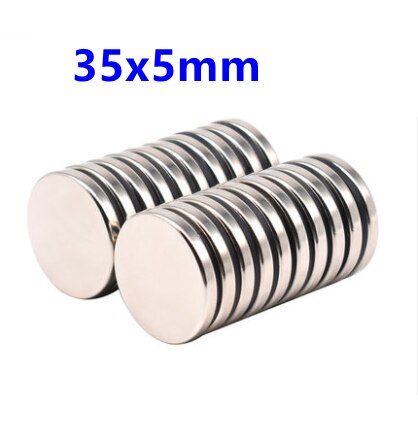 5Pcs Magneet Sterke Magneet Sterke Magneet Rechthoek Neodymium Magneet Magneet Stuk Vierkante Magneet 35x5mm
