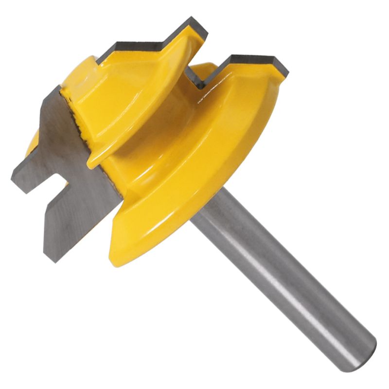 45 stopni ukośny zamek czop frezowanie drewna frez 6mm cholewka wycinarka