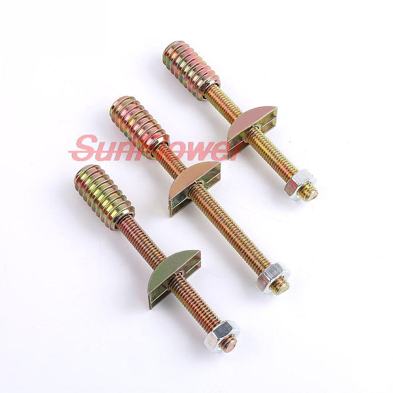 Furniture Hardware 4-in-1 Connection Piece Bed 4-in-1 Assembly Piece Hammer Nut Screw Eccentric Wheel Accessories 2PCS
