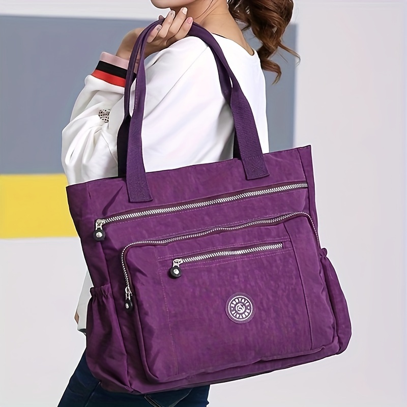 Nylonhandtaschen mit großem FassungsvermöGen, Umhängetaschen mit mehreren Taschen, lässige Damenhandtaschen und Geldbörsen, geeignet für Pendlerreisen