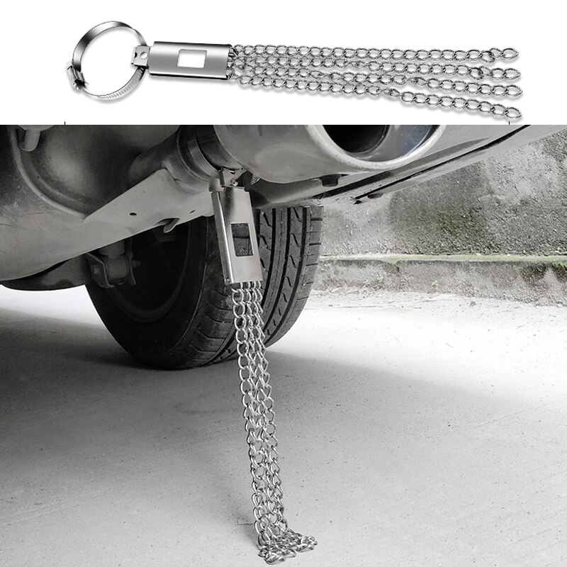 Auto Universele Aarding Keten Anti-Statische Strip Grond Elektrostatische Voorkomen Riem Metalen Auto Aarding Riem Antistatische Draad Bar