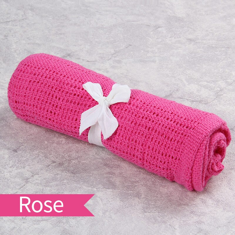 Nuovo Del Bambino Del Cotone Copertine Coperte Del Bambino Appena Nato Fasce Nursery Wrap Telo da bagno: Rose