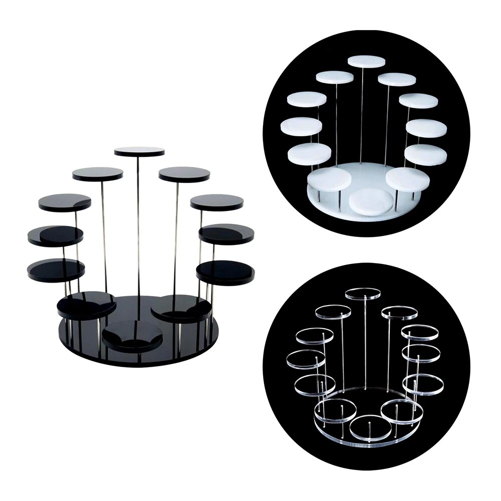 Acrylic Cupcake Display Stand for Jewelry Cake Dessert Rack Party Wedding Cake Stand 5mm Baby Shower Decoration Holder