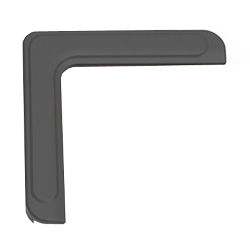 4 Pcs Baby Silicone Safety Window Anti-bump Head Guard Corner Edge Angle Protector Safety Aluminum Steel Child Anti-collision: L-Black