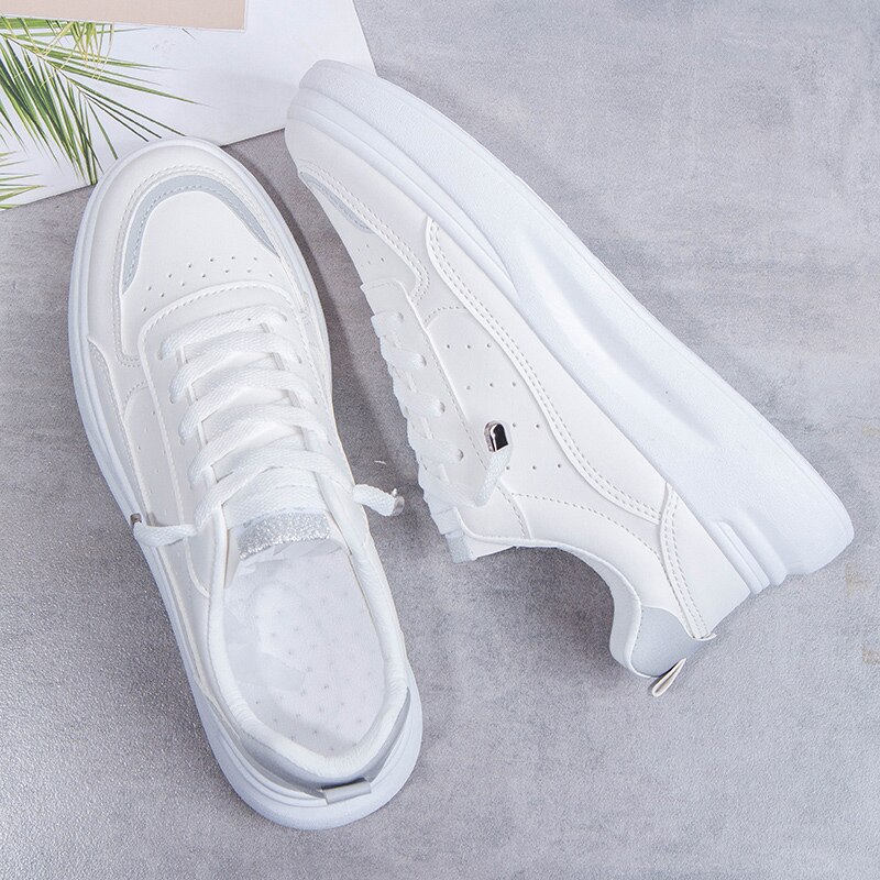 Tenis Feminino Tennis Shoes For Women Tenis Mujer Leather Breathable Sneakers Ladies White Shoes Walking Training Sport Shoes