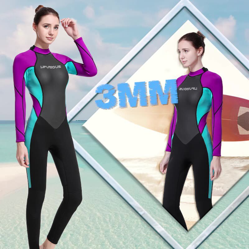 Traje de surf de neopreno resistente al frío para exteriores, traje de surf de una pieza resistente al frío de 3MM para deportes al aire libre