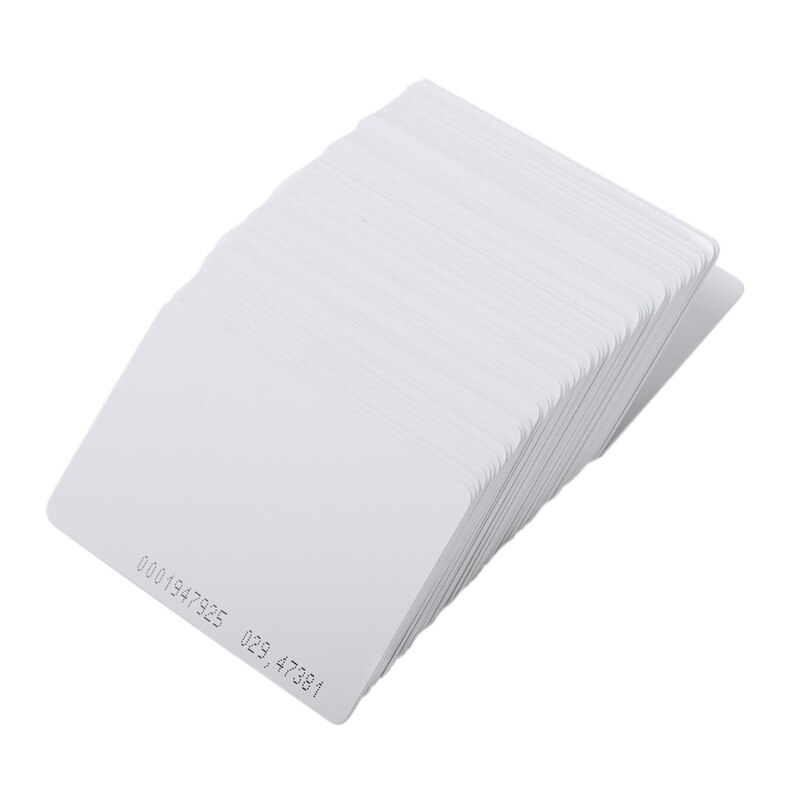 50 stuks ligent proximity  em4100 125 khz rfid proximity kaart invoer lege id toegang: Default Title
