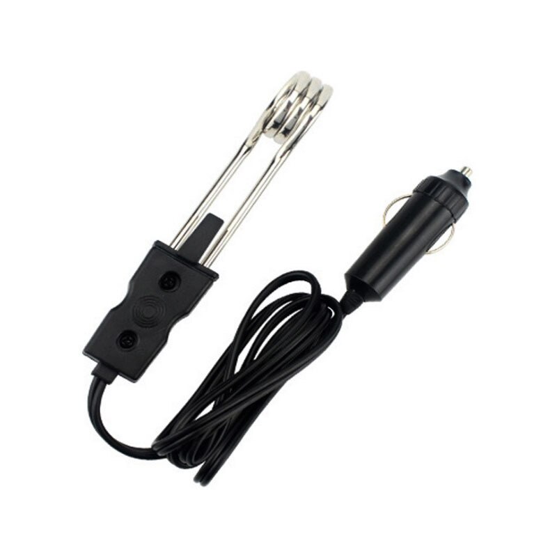 Calentador de agua para bebidas de coche, dispositivo eléctrico de inmersión de 12V, para té y café, portátil, seguro, automático: Car water heater-12V