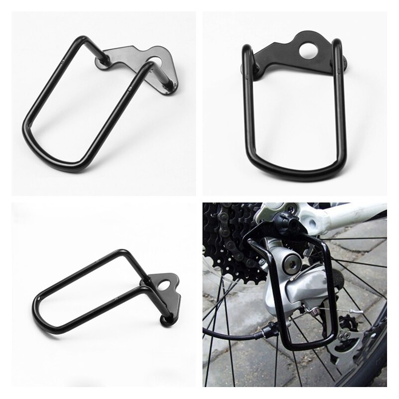Verstelbare Stalen Fiets Gear Achter Derailleur Chain Guard Protector Mtb Racefiets Transmissie Bescherming Fiets Accessoires