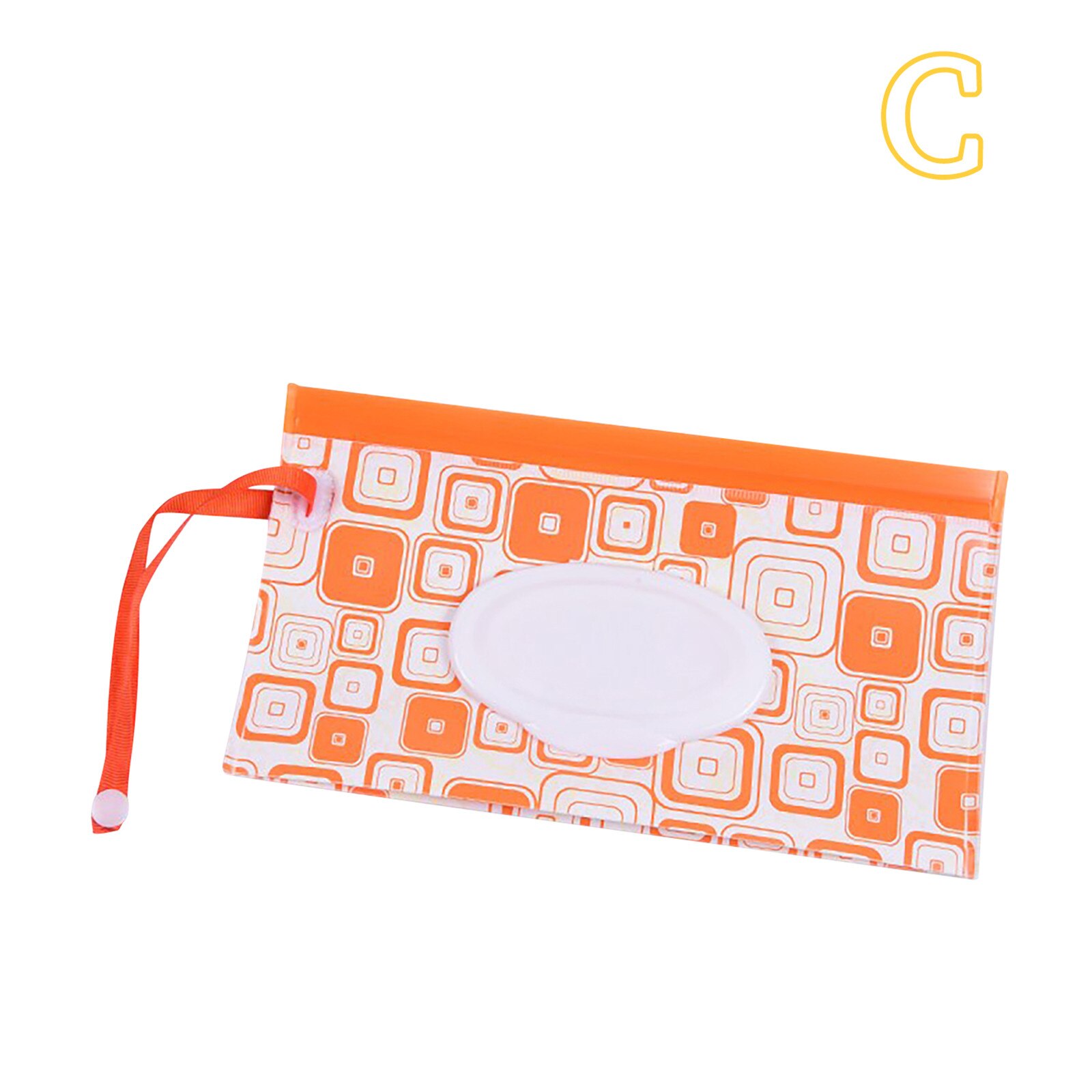 1Pcs Opbergzakken Draagbare Baby Natte Doekjes Doos Doekjes Container Milieuvriendelijke Dragen Clamshell Cosmetische Schoonmaken Doekjes Gevallen: C