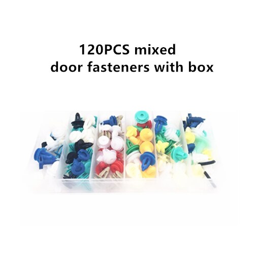260PCS Auto Bumper Fender Screw Plastic Fastener Box Set For dodge magnum vw beetle srt8 jetta mk3 suzuki sx4 toyota fj cruiser: 120pcs set 7