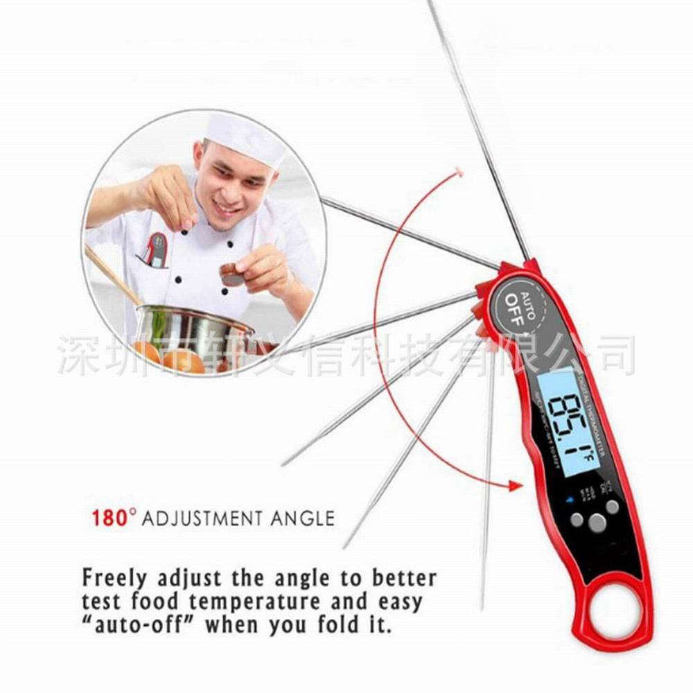 Waterproof Digital Thermometer BBQ Meat Food Digital Display Kitchen Electron Probe Milk Liquid Thermometer Pen